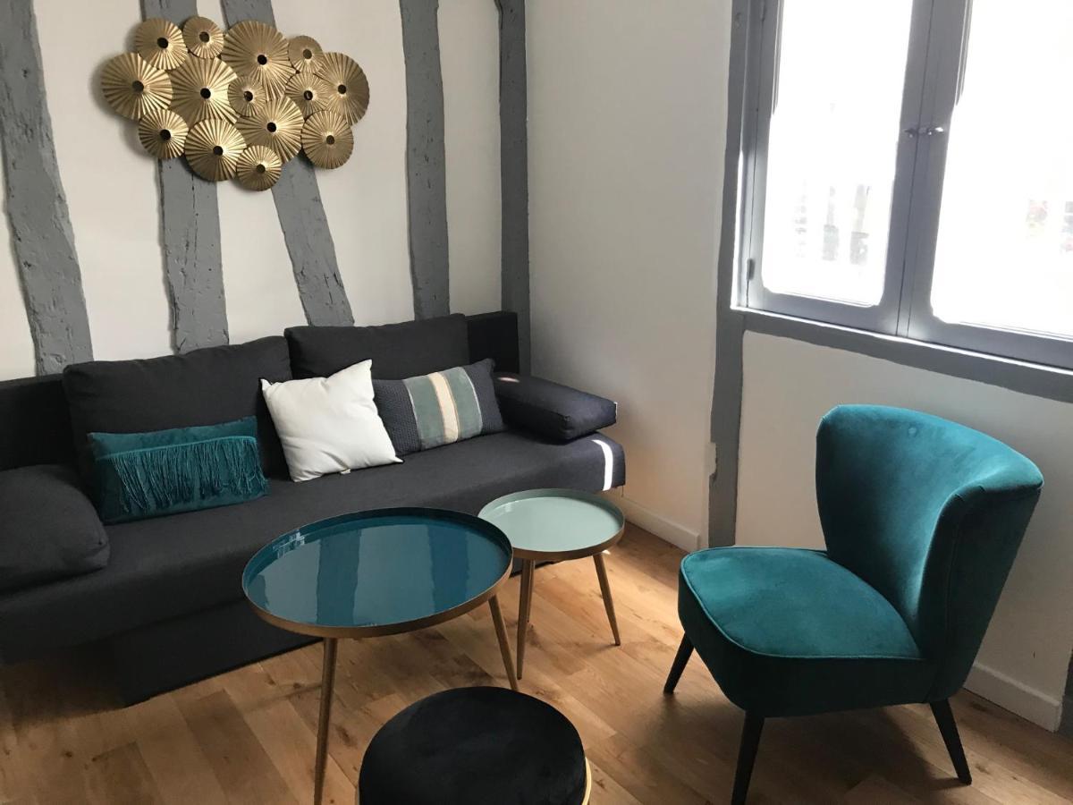 Apartmán Charmant T1 Vieux Rouen Exteriér fotografie