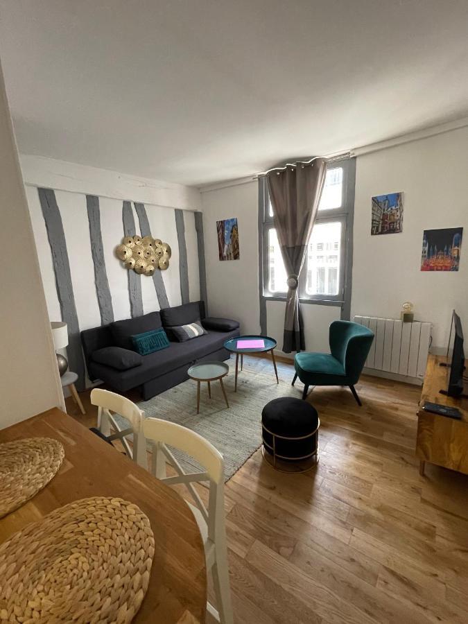 Apartmán Charmant T1 Vieux Rouen Exteriér fotografie