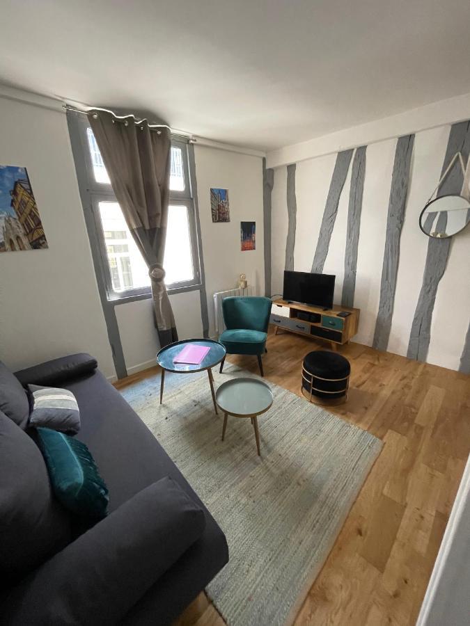 Apartmán Charmant T1 Vieux Rouen Exteriér fotografie